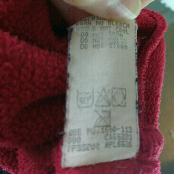 Woolrich Polartec red half button fleece, size XL - Picture 6 of 7